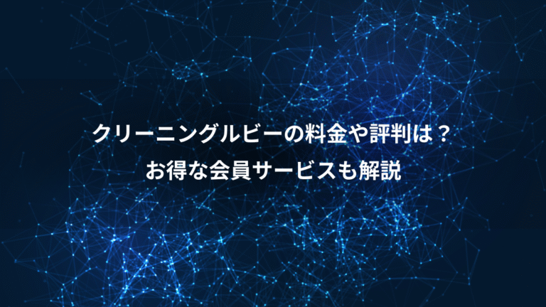 クリーニングルビーの料金や評判は？、お得な会員サービスも解説